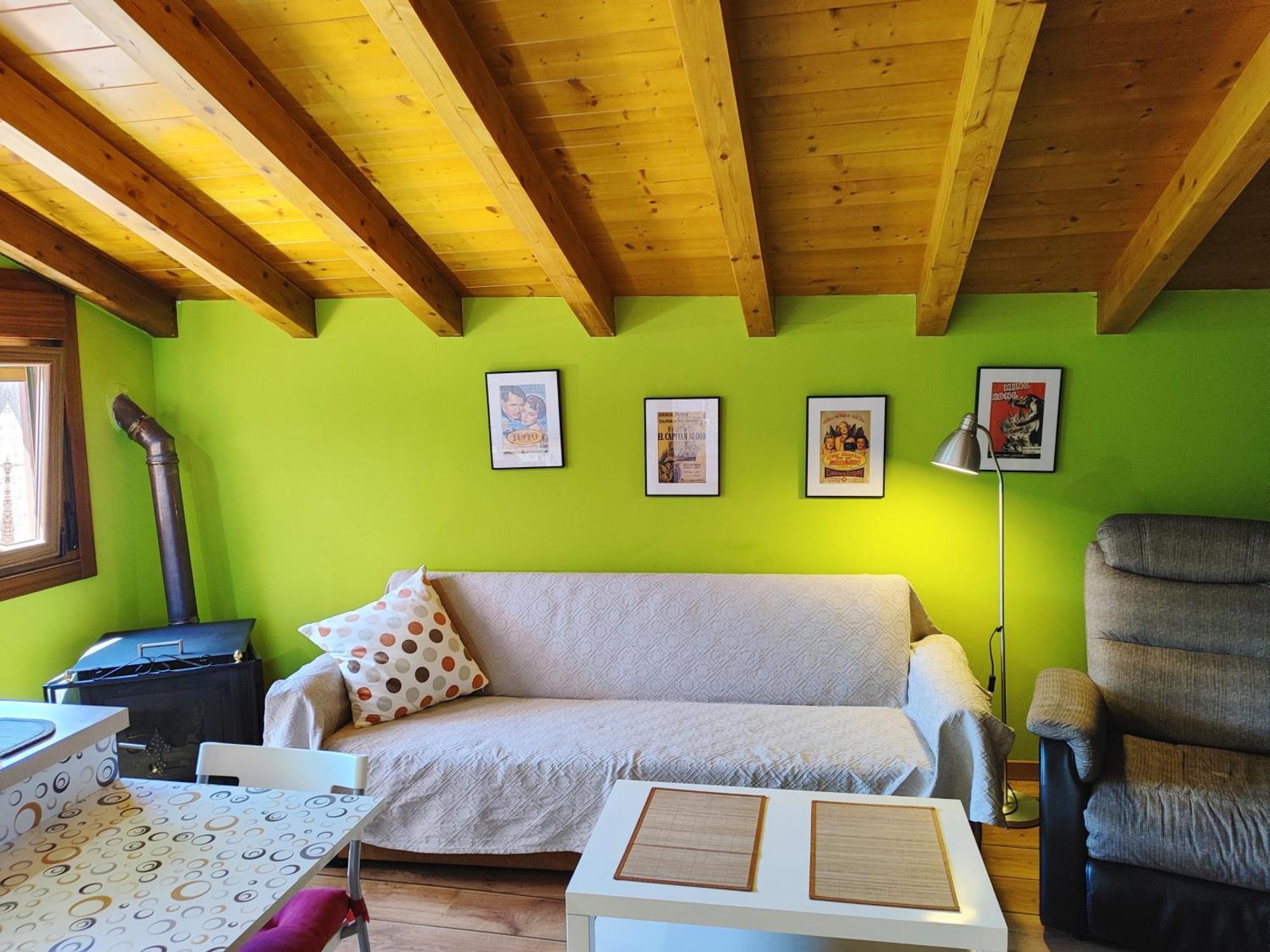 Tranquila Casita De Invitados En Vigo Con Chimenea Exterior foto
