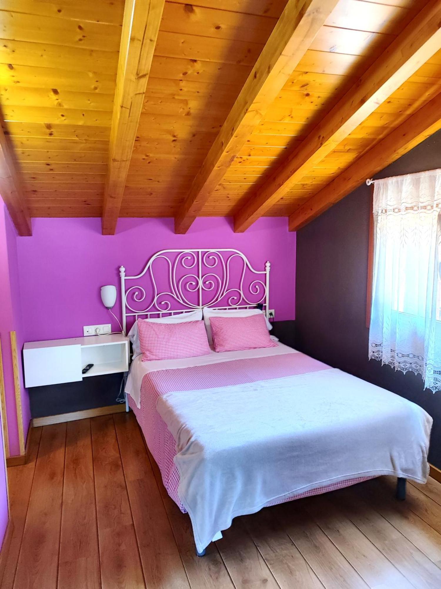 Tranquila Casita De Invitados En Vigo Con Chimenea Exterior foto